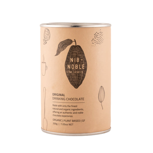 Original organic hot chocolate dairy free plant based gluten free drinking chocolate