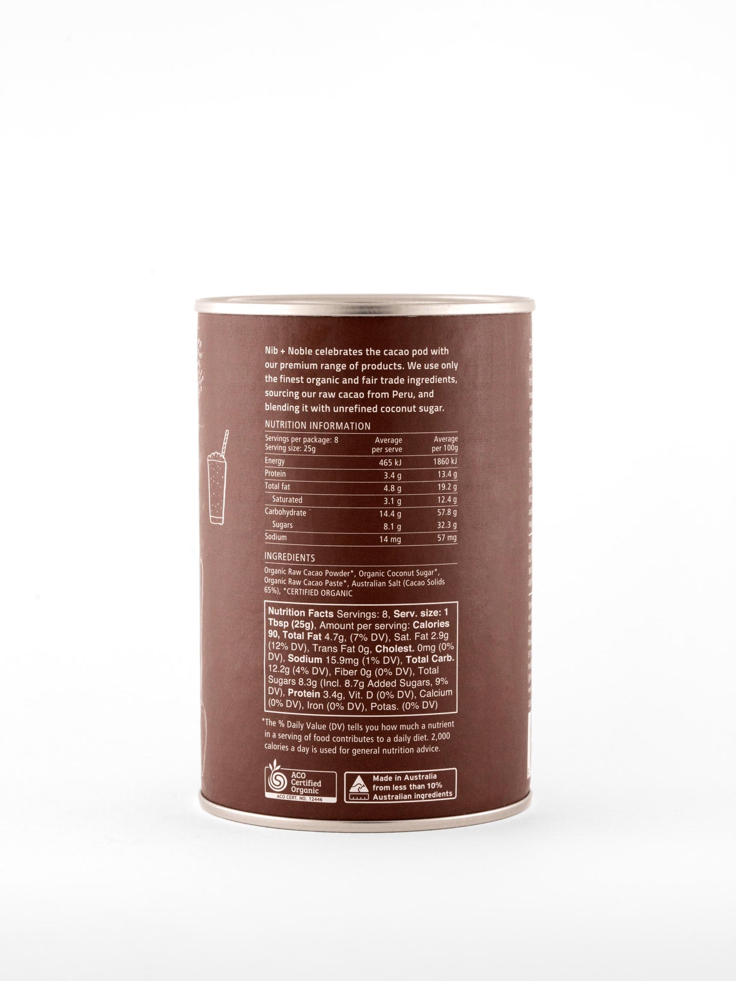 65% Dark Organic Hot Chocolate - Nib and Noble