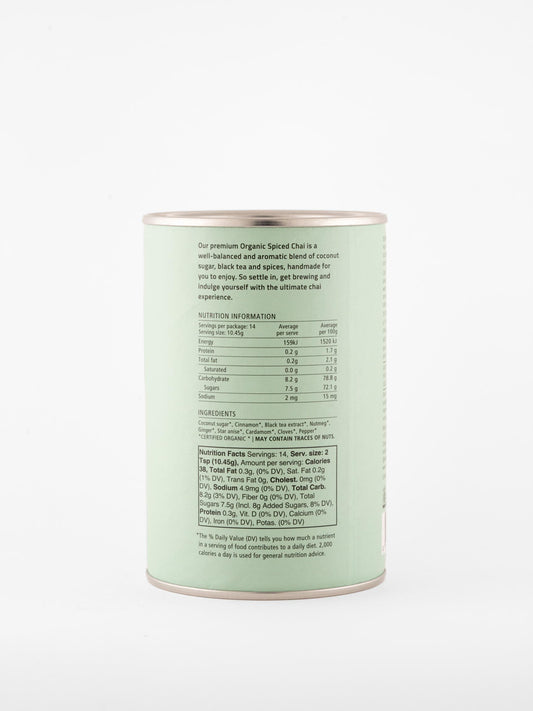 Organic Spiced Chai Tea Powder - Nib and Noble