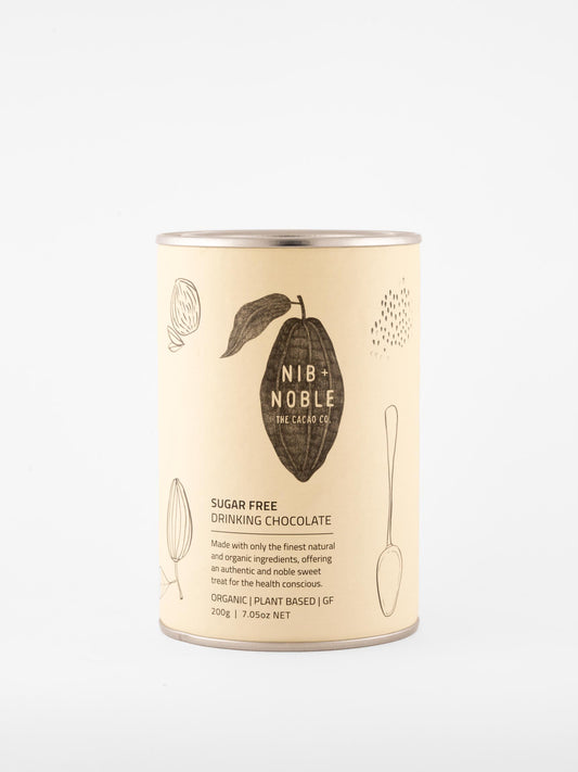Organic Sugar Free Hot Chocolate Powder - Nib and Noble